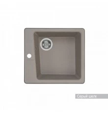 Мойка для кухни  Парма  510x470x175 мм, квадратная, серый шелк