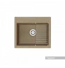 Мойка для кухни  Делия 60 602х517х218 мм, терракот