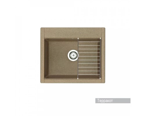 Мойка для кухни  Делия 60 602х517х218 мм, терракот
