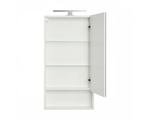 Зеркальный шкаф СКАНДИ 45, подвесной, белый