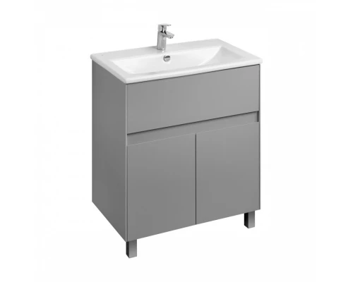 Тумба ФОРЕСТ 75, 1 ящ., 2 дв., туманный серый (под раковину ЭЛИНА 75)