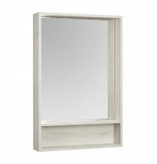 Зеркальный шкаф ФЛАЙ 60, белый, дуб крафт