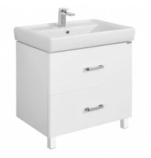 Тумба АМЕРИНА 80 Н, белая (под раковину ТИГОДА 80)