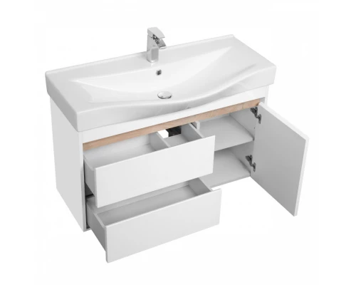 Тумба НОРТОН 100, белая (под раковину БЕВЕРЛИ 100)