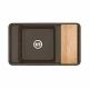 Мойка для кухни  Беллис 87 870x510x250 мм, прямоуг., кофе