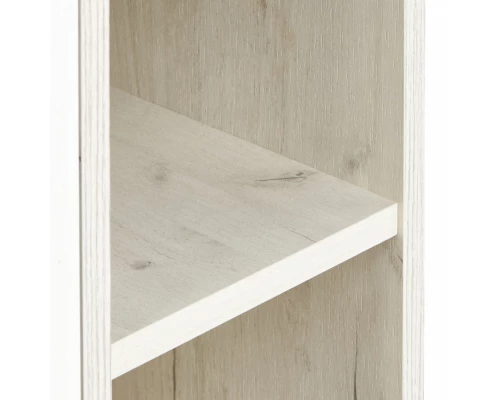 Шкаф ФЛАЙ 35, подвесной, одностворчатый, правый, белый, дуб крафт