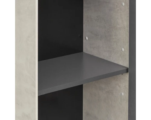 Шкаф СОХО 35, подвесной, слэйт, галька серая