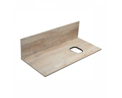 Столешница с панелью МИШЕЛЬ 100, дуб эндгрейн, универсальная