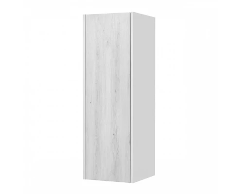Шкаф САКУРА 35, подвесной, левый, ольха наварра, белый глянец