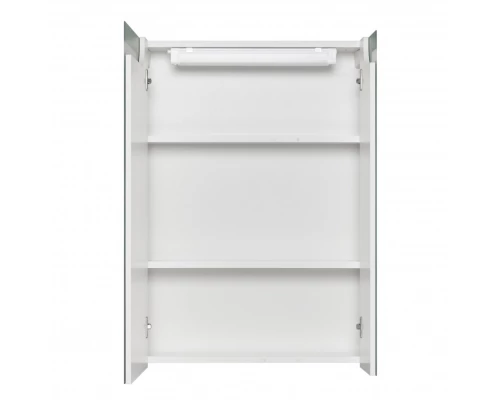 Зеркальный шкаф ВЕРДИ 60, белый, ясень фабрик