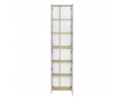 Шкаф МИШЕЛЬ 43, подвесной, дуб эндгрейн, белый