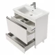 Тумба КАПРИ 80, белая (под раковину МИРАНДА 80)