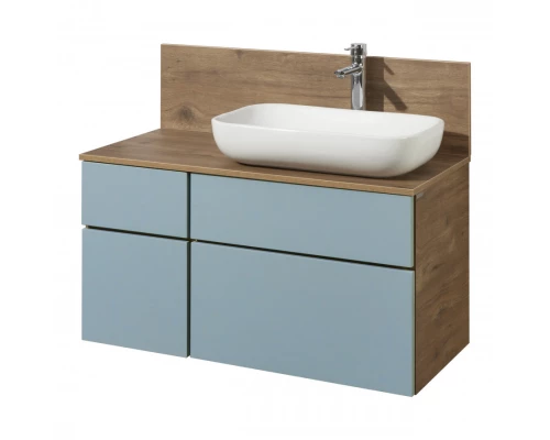 Тумба МИШЕЛЬ 100, дуб рустикальный, фьорд (под раковину ОДРИ 42, MILA 350. ЛОЛА 60)