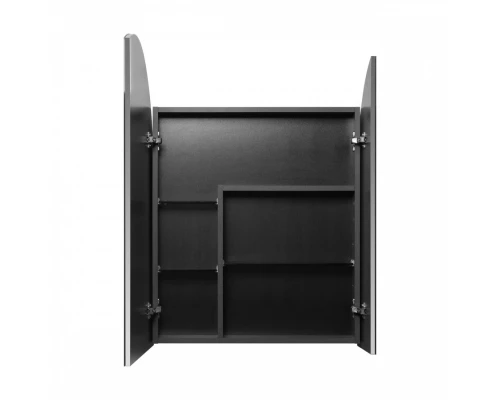 Зеркальный шкаф САНТА-БАРБАРА 80, графит