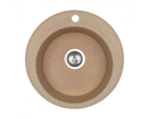 Мойка кухонная ШЕЛЛИ 50, круглая, песочный