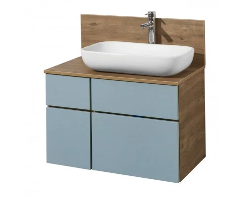 Тумба МИШЕЛЬ 80, дуб рустикальный, фьорд (под раковину ОДРИ 42, MILA 350, ЛОЛА 60)