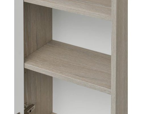 Шкаф-колонна ОЛИВИЯ 40, подвесная, грей, дуб ойстер