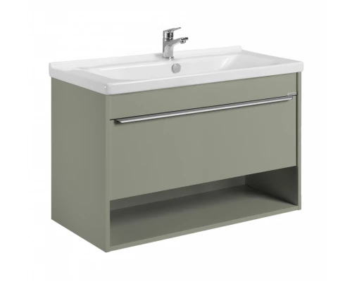 Тумба-умывальник ХОУП 100, 1 ящ., подвесная, хаки (под раковину МИРАНДА 100)