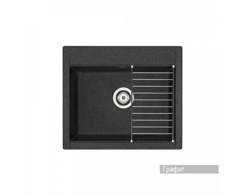 Мойка для кухни  Делия 60 602х517х218 мм, графит