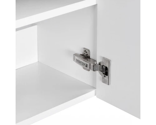 Тумба ЭКЛИПС М 46, подвесная, правая, эбони светл. (под раковину ЭРИС 46)