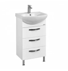 Тумба АРИЯ 50 Н, белая (под раковину СМАЙЛ 50)