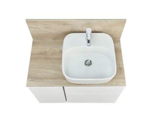 Столешница с панелью МИШЕЛЬ 80, дуб эндгрейн, универсальная