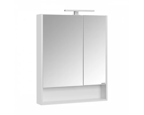 Зеркальный шкаф СКАНДИ 70, подвесной, белый