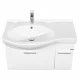 Тумба ИНДИ 80, белая (под раковину КОРАЛЛ 83)