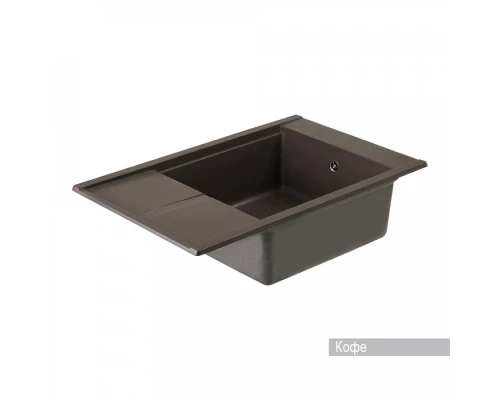 Мойка для кухни Делия 78 787x516x218 мм, прямоуг. с крылом, кофе
