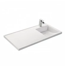 Раковина ЛОНДРИ 105, правая, белая