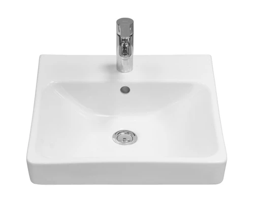 Тумба с раковиной AQUATON Сканди Doors 45 1A2787K0SD010 белый глянец/белый матовый