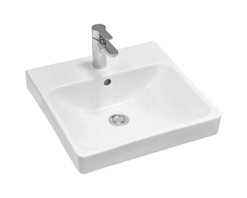 Тумба с раковиной AQUATON Сканди Doors 45 1A2787K0SD010 белый глянец/белый матовый