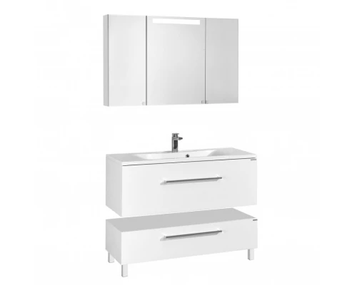 Тумба МАДРИД 120 М, белая (под раковину АЙРИС М 120, АЙРИС 120, ПРЕМЬЕР М 120, ПРЕМЬЕР 120)