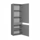 Шкаф-колонна ФОРЕСТ 40, подвесная, туманный серый 