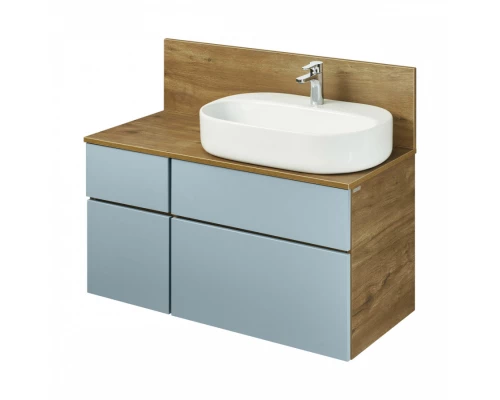 Тумба МИШЕЛЬ 100, дуб рустикальный, фьорд (под раковину ОДРИ 42, MILA 350. ЛОЛА 60)