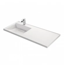 Раковина ЛОНДРИ 120, левая, белая