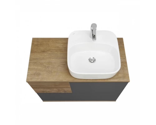 Тумба ТЕРРА 85, дуб кантри, антрацит (под раковину MILA 35, Одри 42, Лола 60)