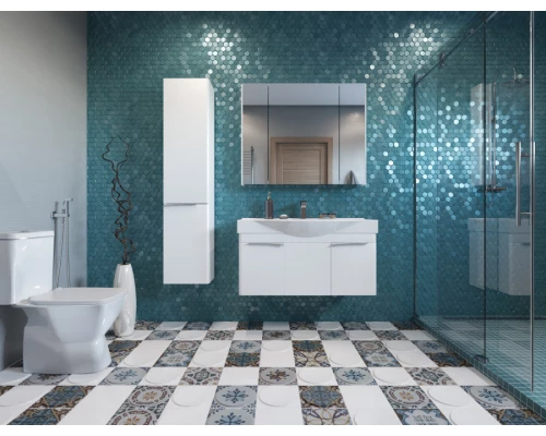 Тумба БЕВЕРЛИ 100, белая (под раковину БЕВЕРЛИ 100)