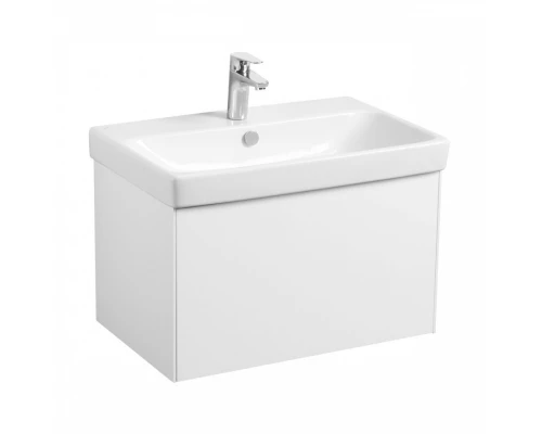 Тумба АСТИ 70, белый матовый/белый глянец  (под раковину АДРИАНА 70)