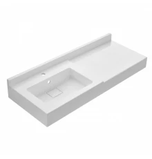 Раковина САКУРА 120, 1 чаша с крылом, белая