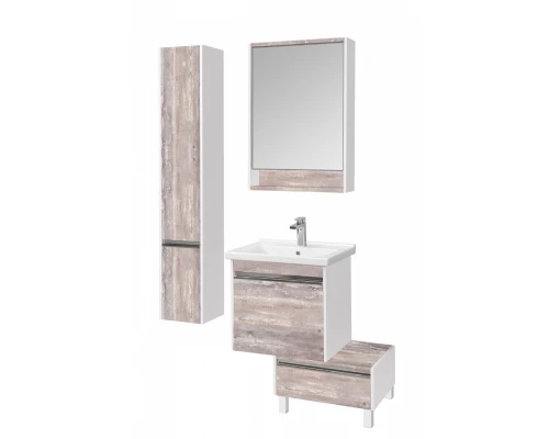 Тумба КАПРИ 60, подвесная, бетон пайн (под раковину МИРАНДА 60) 