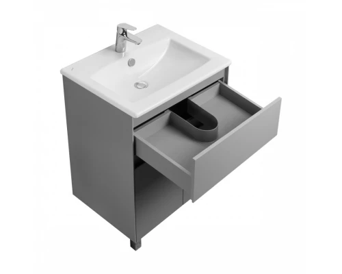 Тумба ФОРЕСТ 60, 1 ящ., 2 дв., туманный серый (под раковину ЭЛИНА 60)