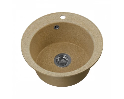 Мойка кухонная ШЕЛЛИ 50, круглая, песочный