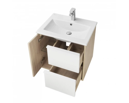 Тумба БОСТОН 60, дуб эврика (под раковину ЭЛИНА 60)