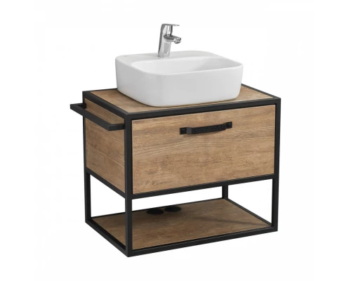 Тумба ЛОФТ ФАБРИК 65, дуб кантри (под раковину ФАБИА 65, ОДРИ Round 62, Одри Soft 42)