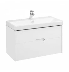 Тумба ОЛИВИЯ 90, подвесная, 2 ящ., белая матовая (под раковину АДРИАНА 90)