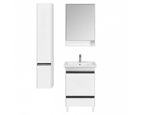 Тумба КАПРИ 60, подвесная, белая (под раковину МИРАНДА 60)