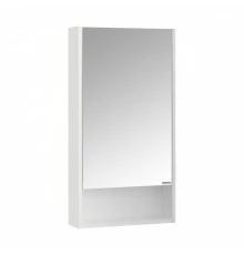 Зеркальный шкаф СКАНДИ 45, подвесной, белый