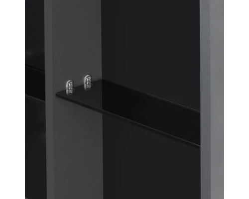 Зеркальный шкаф СОХО 60, графит, правый