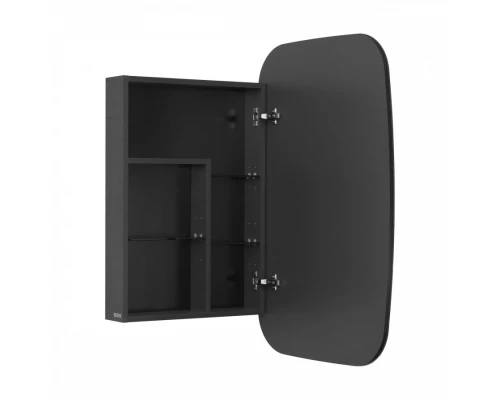 Зеркальный шкаф СОХО 60, графит, правый